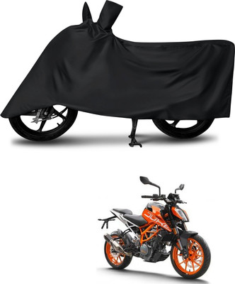 DeepShakshi AUTOMOTIVE Waterproof Two Wheeler Cover for KTM(390 Duke, Black)