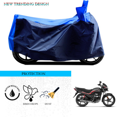 ANTHUB Waterproof Two Wheeler Cover for Hero(Passion Plus, Blue)
