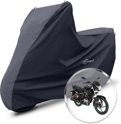 Neodrift Two Wheeler Cover for Hero(Glamour, Grey, Black)