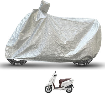 Caronix Waterproof Two Wheeler Cover for Honda(Aviator, Silver)