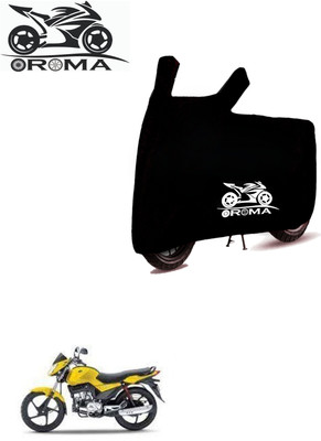 THE REAL ARV Waterproof Two Wheeler Cover for Mahindra(Stallio, Black)