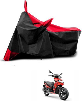 KEDIT Two Wheeler Cover for Ampere(SR 125, Red, Black)
