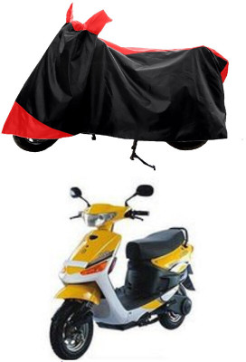 GROFATIK Two Wheeler Cover for Indus(Yo Electron, Red)