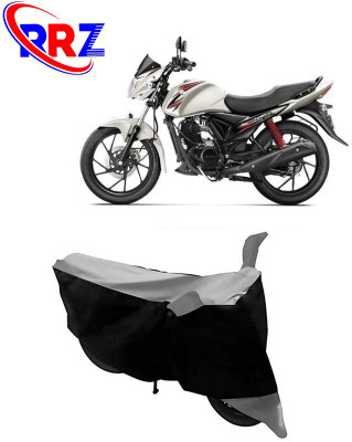 RRZ Waterproof Two Wheeler Cover for Suzuki(Sling Shot Plus, Black, Grey)