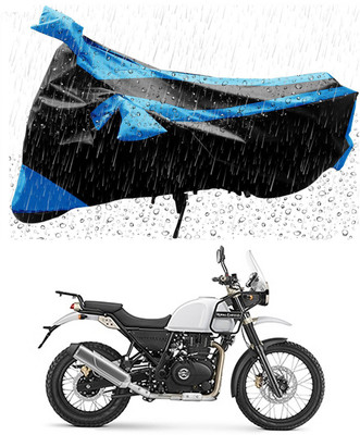 APNEK Two Wheeler Cover for Royal Enfield(Himalayan, Blue, Black)
