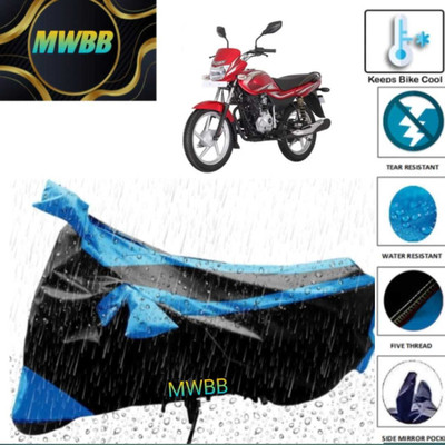MWBB Waterproof Two Wheeler Cover for Hero Electric(Africa Twin, Black)