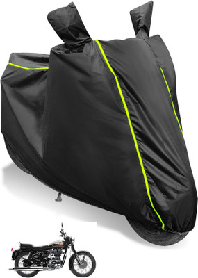 Auto Hub Waterproof Two Wheeler Cover for Royal Enfield(Bullet 350, Multicolor)