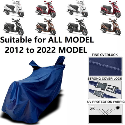 AutoGalaxy Two Wheeler Cover for Hero(Destini 125, Blue)