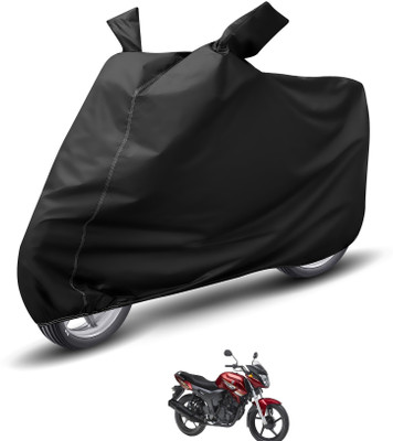 Auto Hub Waterproof Two Wheeler Cover for Yamaha(SZ X, Black)