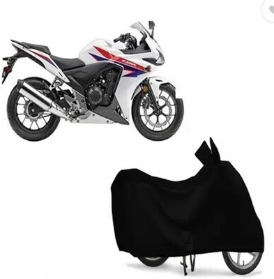 Tritika Waterproof Two Wheeler Cover for Honda(CBR300R BS6, Black)