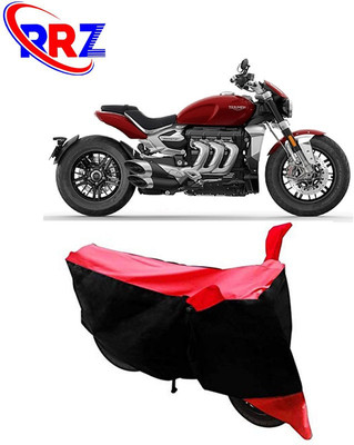 RRZ Waterproof Two Wheeler Cover for Triumph(Rocket III, Black, Red)
