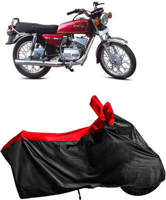 Autofly Waterproof Two Wheeler Cover for Yamaha(RX 100, Red, Black)
