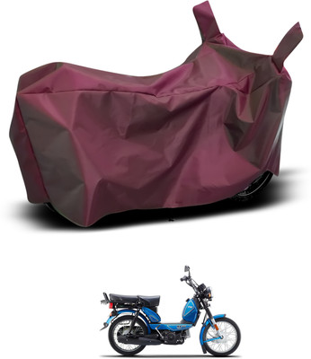 CODOKI Waterproof Two Wheeler Cover for TVS(XL 100, Maroon)