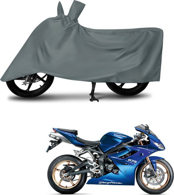 DeepShakshi AUTOMOTIVE Waterproof Two Wheeler Cover for Triumph(Grey)