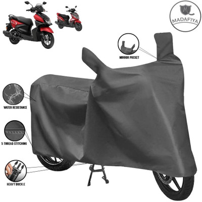 MADAFIYA Waterproof Two Wheeler Cover for Yamaha(Ray ZR BS6, Grey)
