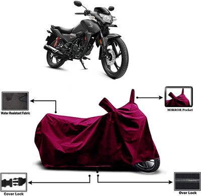 Amexride Two Wheeler Cover for Honda(SP 125, Maroon)