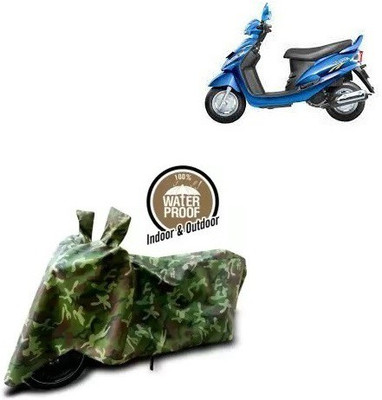 THE REAL ARV Waterproof Two Wheeler Cover for Mahindra(Rodeo RZ, Multicolor)