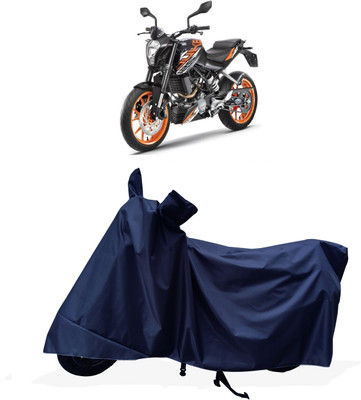 Tricway Two Wheeler Cover for KTM(125 Duke BS6, Blue)