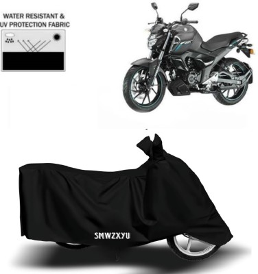 smwzxyu Waterproof Two Wheeler Cover for Yamaha(FZ-S FI, Black)