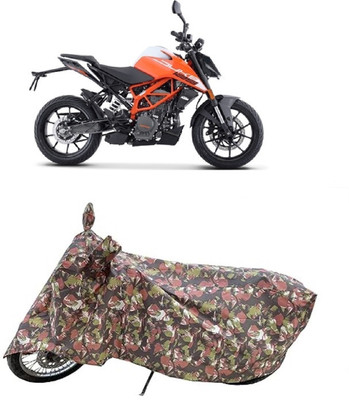 Coxtor Waterproof Two Wheeler Cover for KTM(125 Duke BS6, Multicolor)