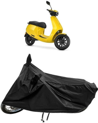 SK AUTO Waterproof Two Wheeler Cover for Ola(Scooty, Black)
