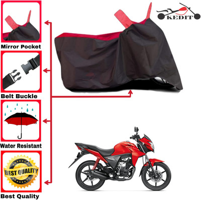 AASHTIK MART Two Wheeler Cover for Honda(CB Twister, Red, Black)