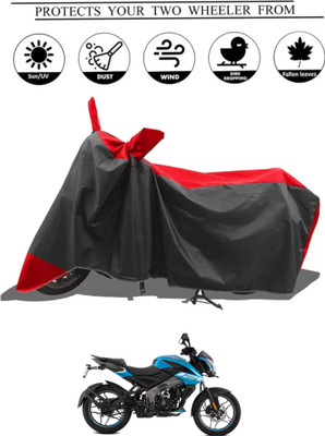 Mdstar Waterproof Two Wheeler Cover for Bajaj(Pulsar NS125, Red, Black)