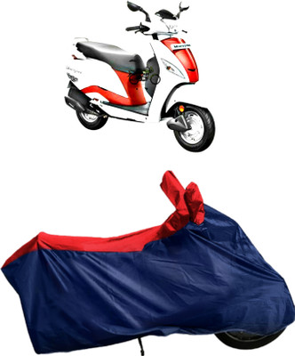 rakku Waterproof Two Wheeler Cover for Hero(Maestro, Blue, Red)