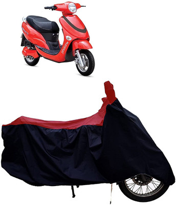 KEDIT Two Wheeler Cover for Hero(Electric Photon, Red, Black)
