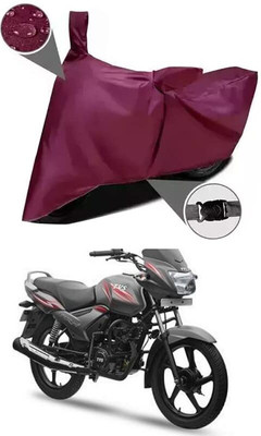 AASHTIK MART Two Wheeler Cover for TVS(Star City Plus, Maroon)
