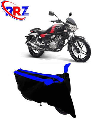 RRZ Waterproof Two Wheeler Cover for Bajaj(V 150, Black, Blue)