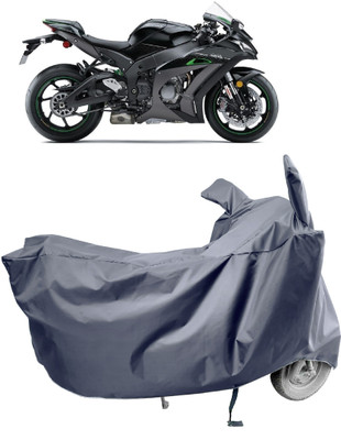Amexride Two Wheeler Cover for Kawasaki(Ninja ZX-10R SE, Grey)