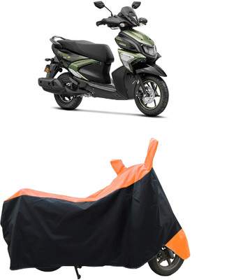 Coxtor Waterproof Two Wheeler Cover for Yamaha(Ray-ZR 125FI, Orange)