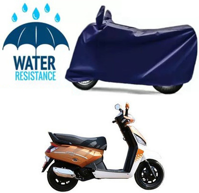 Furious3D Two Wheeler Cover for Mahindra(Gusto 125, Blue)