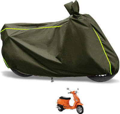 Euro Care Waterproof Two Wheeler Cover for Vespa(Vespa SXL, Green)