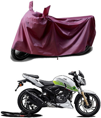APNEK Waterproof Two Wheeler Cover for TVS(Apache RTR 200, Maroon)