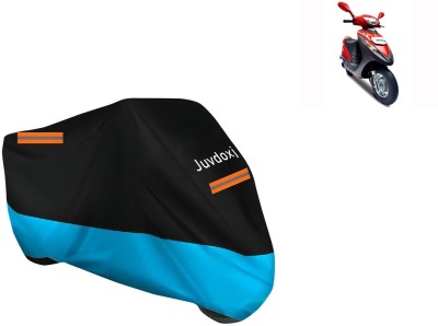 Juvdoxj Waterproof Two Wheeler Cover for Mahindra(Flyte, Blue)