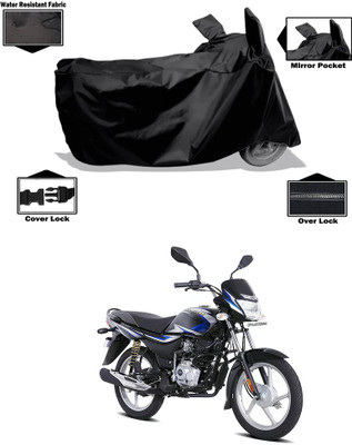 CODOKI Waterproof Two Wheeler Cover for Bajaj(Platina 100, Black)