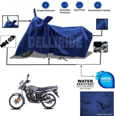 TPNYKR Waterproof Two Wheeler Cover for Bajaj(Platina 100 DTS-i, Blue)