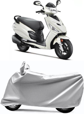 XOCAVO Two Wheeler Cover for Hero(Moto Corp Duet, Silver)