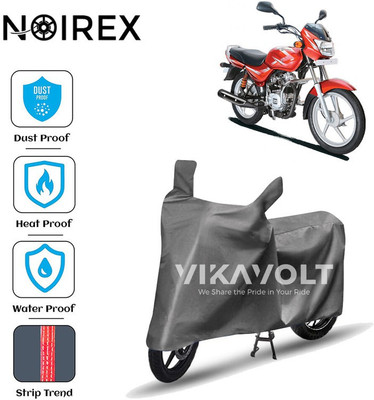 NOIREX Two Wheeler Cover for Bajaj(CT100, Grey)