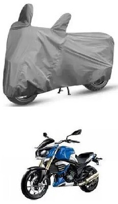 Tritika Waterproof Two Wheeler Cover for Mahindra(Mojo, Grey)