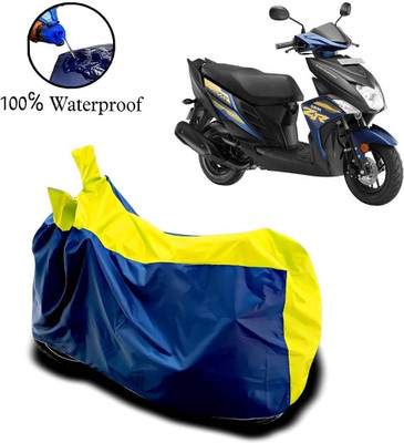 APNEK Waterproof Two Wheeler Cover for Yamaha(Cygnus Ray ZR, Yellow, Blue)