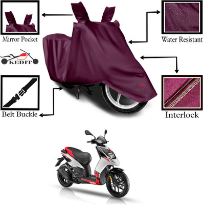 KEDIT Two Wheeler Cover for Universal For Bike(SR 125, Maroon)