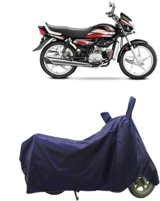 Coxtor Waterproof Two Wheeler Cover for Hero(HF Deluxe BS6, Blue)