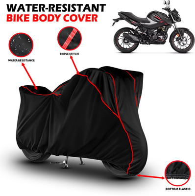 GKG Waterproof Two Wheeler Cover for Hero(Xtreme, Black, Red)