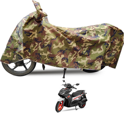 Euro Care Waterproof Two Wheeler Cover for Yamaha(Aerox 155 Maxi, Black)