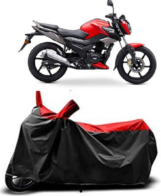 smwzxyu Waterproof Two Wheeler Cover for TVS(Red)