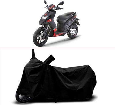 RABABLI Waterproof Two Wheeler Cover for Aprilia(Scooty, Black)