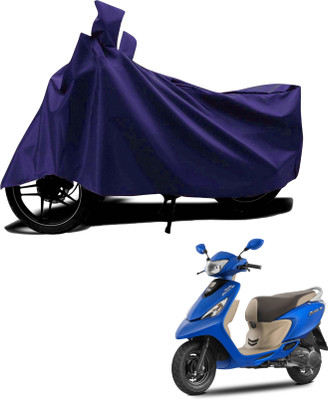 KEDIT Waterproof Two Wheeler Cover for TVS(Zest 110, Blue)
